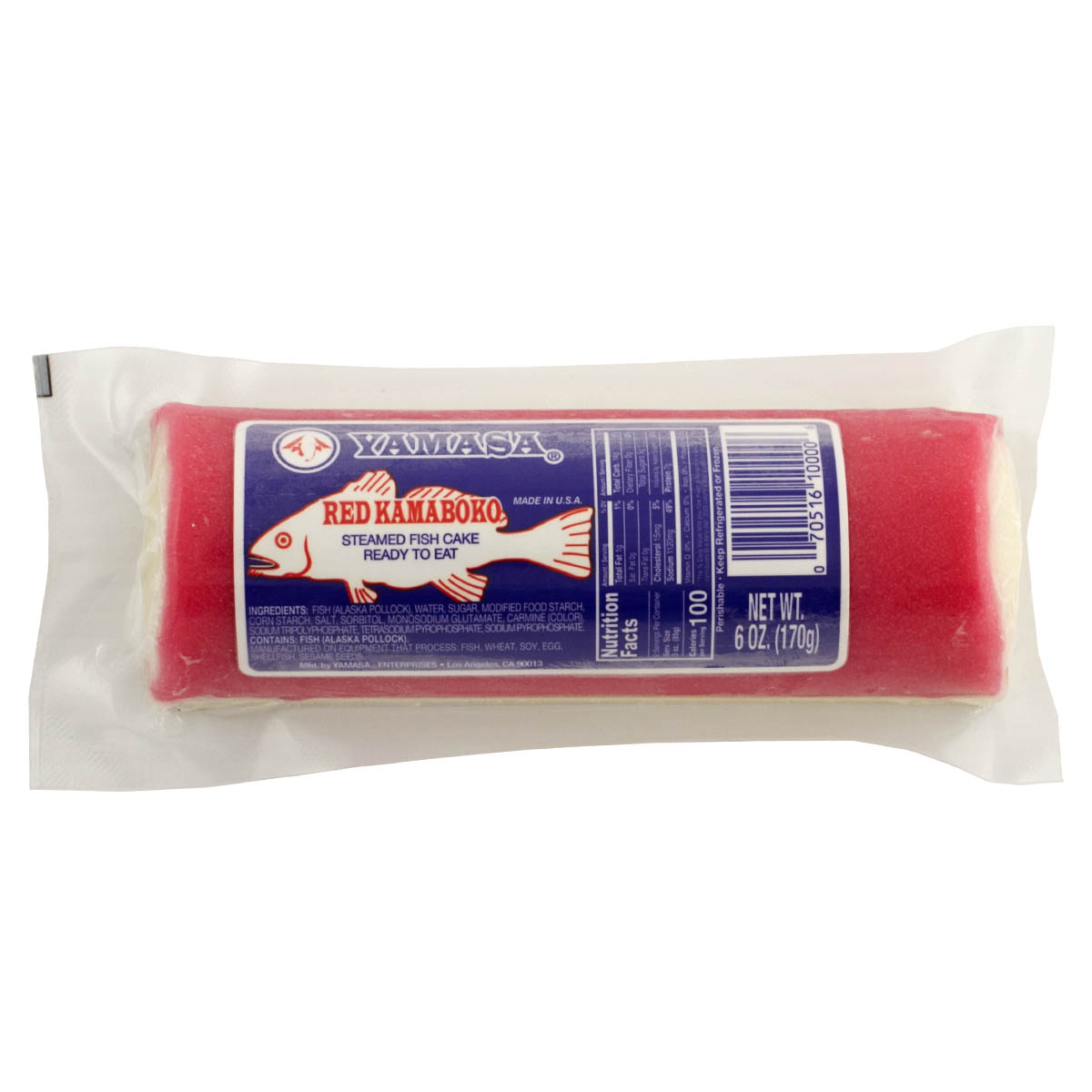 Yamasa Red Kamaboko (Steamed Fish Cake) - Alaskan Pollock