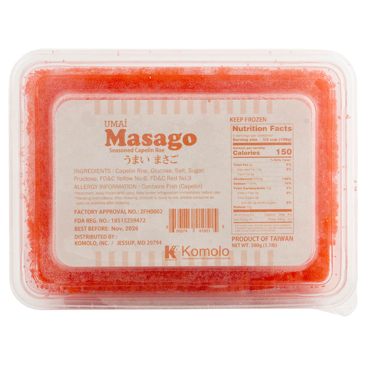 Umai Masago Orange