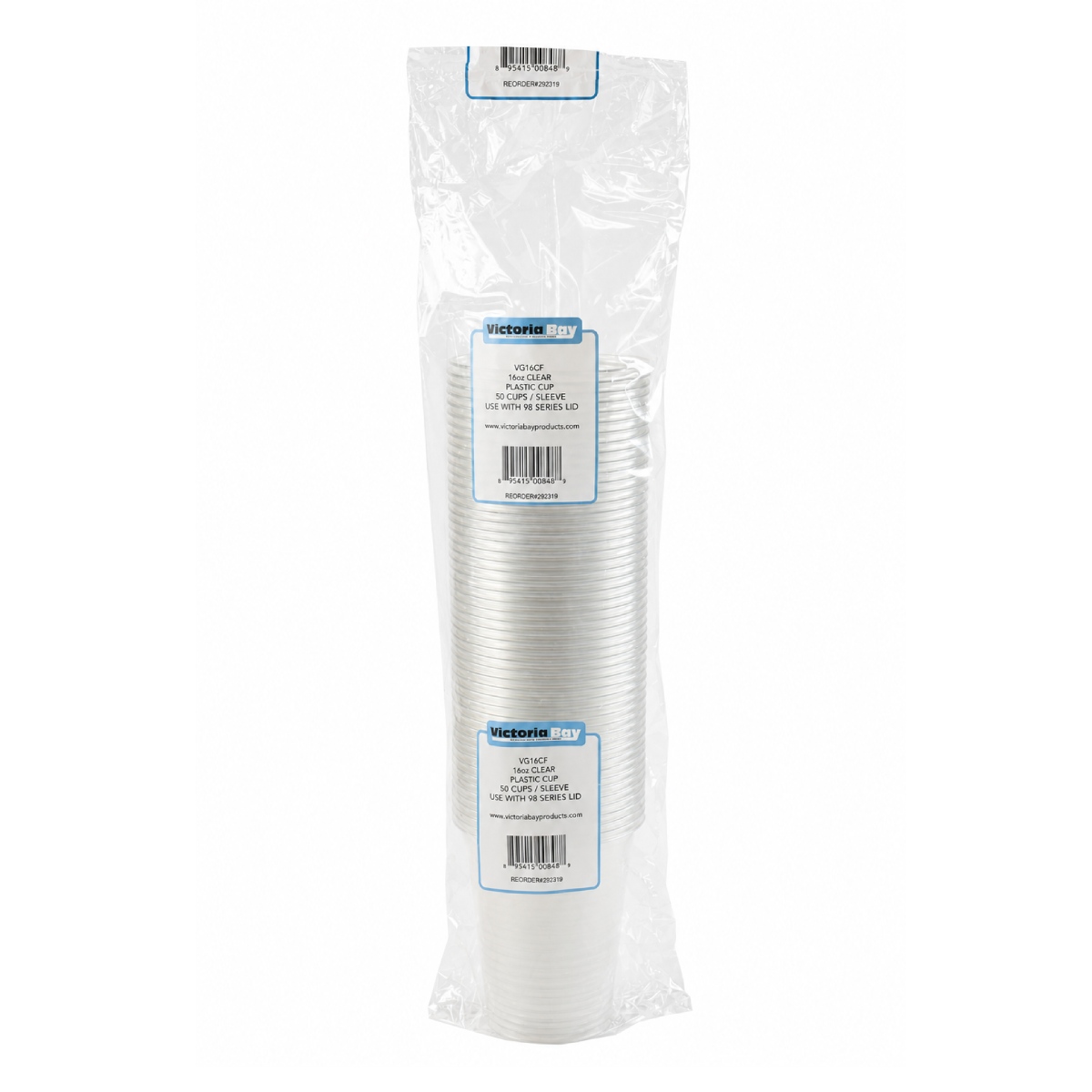 Victoria Bay PET Cold Cup Clear