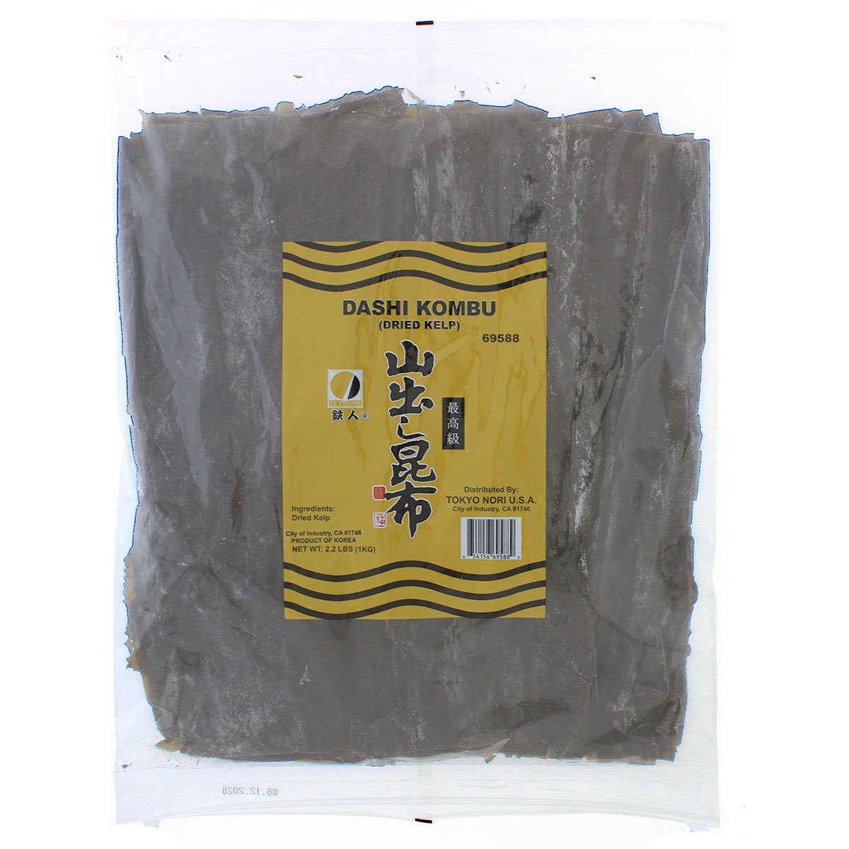 Tetsujin Dashi Kombu 2.2lb/10pc/cs