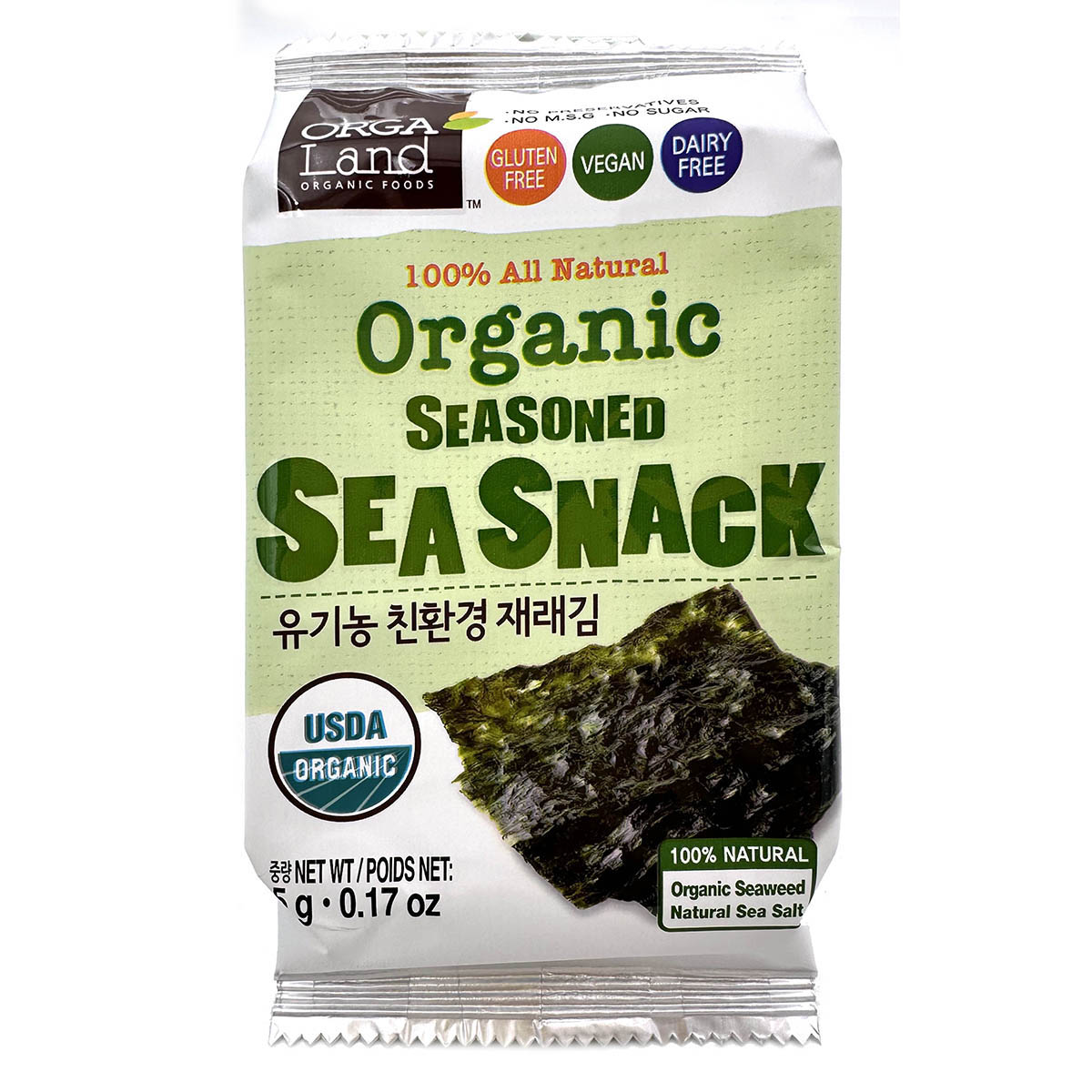 Orgaland Organic Seasoned Seaweed